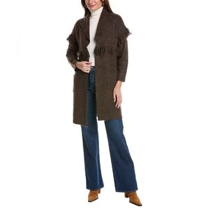 NWT Sundance Rain + Rose Mocha Coat